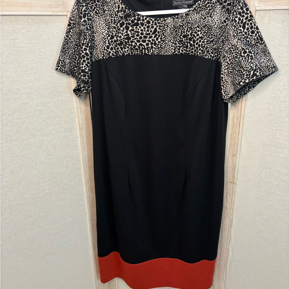 Chic Black and Red Dress